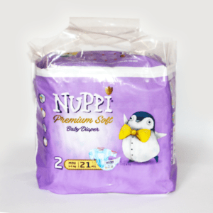 Детские подгузники NUPPI Premium soft №2(3-6кг) 21шт