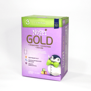 Напиток молочный сухой NUPPI GOLD G-3, обогащенный витаминами и минералами
